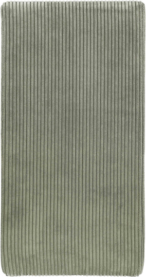 Meridian Furniture Benson Art Deco Corduroy Microsuede Upholstered Dining Chair with High Back Iron Frame Support Green 757Green-C