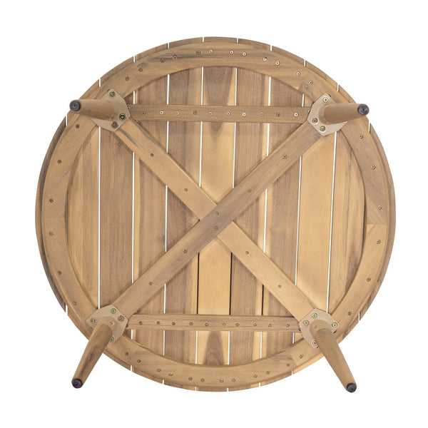 English Elm Christopher Knight Home® - Verona Acacia Wood Outdoor Chat Set with Plush Cushions, Hand-Braided Rope Accents, Weatherproof Finish Beige,Black,Natural VERONA4CTBLK