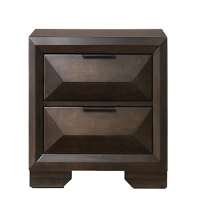 English Elm Espresso 2-Drawer Nightstand