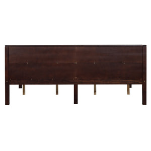 English Elm Twin Daybed Frame Solid Pine Sofa Bed for Guest Room Studio or Teen Bedroom Espresso N708P266726P