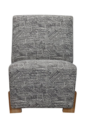 Basset Mirror Jasper Bold Zebra Print Chair - Modern Elegance With Durable Fabric & Sturdy Mango Wood Legs Black Mango,Fabric 7585-lr-805