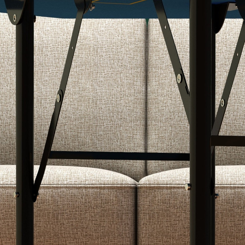 English Elm Soozier Foldable 47" Octagon Poker Table For 8 Players - Compact Casino Experience With Drink Holders W2225P217197-GIGA