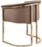 Tierra Brown Velvet Dining Chair 758Brown-C Meridian Furniture