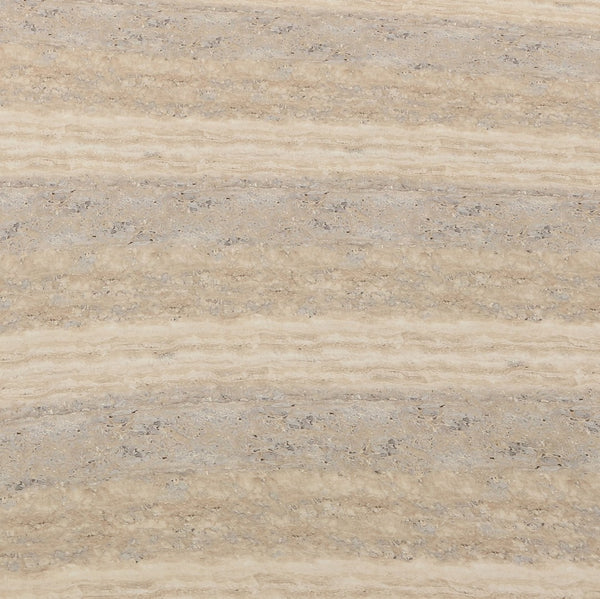 Meridian Furniture Rapallo Fluted Concrete Pedestal End Table Art Deco Style for Indoor Outdoor Living Spaces Travertine 758Travertine-ET