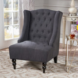 Christopher Knight Home® - Noble House - Toddman High-Back Fabric Club Chair