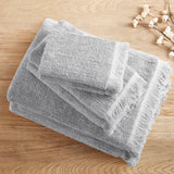 INK+IVY Nova Global Inspired Cotton Dobby Slub 6 Piece Towel Set II73-1254 Grey