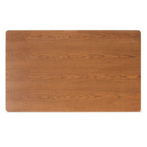 Baxton Studio Baxton Dorina 5-Piece Mid-Century Modern Dining Set - Dark Grey Upholstered Chairs & Walnut Table BBT5281-Dark Grey/Walnut-5PC Dining Set