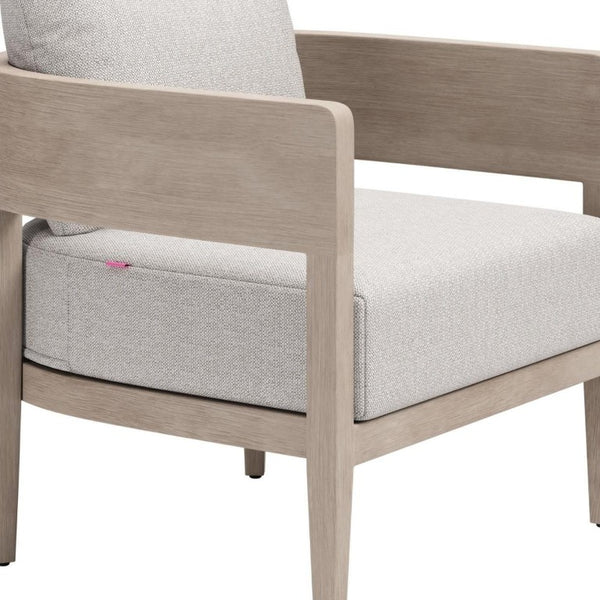 29 Inch Upholstered Aluminum Frame Accent Chair for Modern Living Spaces