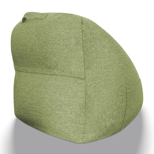 JLA Home Main Street - Cloud ergonomic couch with inflatable, water-resistant fabric, ergonomic support, pump included for easy portability and pet-friendly durability Olive Green OLX106-0002