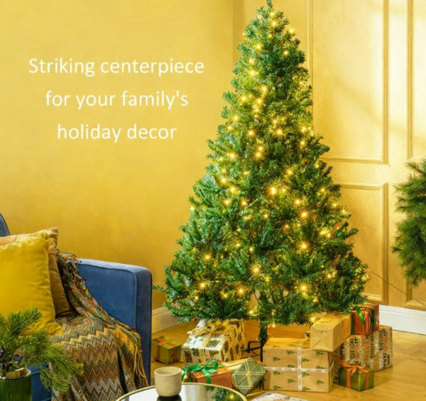 English Elm Artificial Pink Holiday Tree with 250 Warm Led Lights and 1000 Full Branch Tips T3971P418981