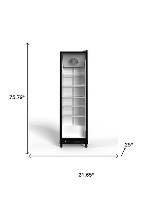 76 Inch Stainless Steel Beverage Fridge Single Zone Cooler for Kitchen or Bar