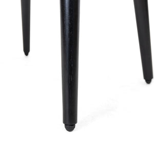 English Elm Christopher Knight Home® - Nightstand with 2 Drawers Mid-Century Acacia Wood, Splayed Legs, Brass Hardware, Easy-Glide Storage Black 20.5 L x 17.5 W x 14.75 H N761P180219B