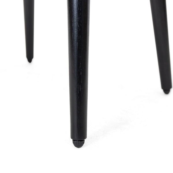 English Elm Christopher Knight Home® - Nightstand with 2 Drawers Mid-Century Acacia Wood, Splayed Legs, Brass Hardware, Easy-Glide Storage Black 20.5 L x 17.5 W x 14.75 H N761P180219B