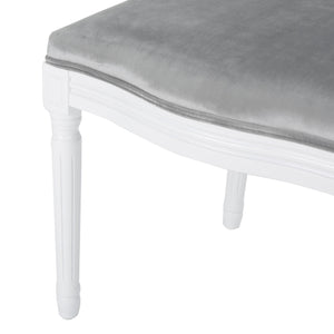 English Elm Christopher Knight Home® - Kd Dining Chair Set Of 2 - Elegant Upholstered Velvet With Iconic Round Backrest, Fluted Legs 60352.00NVLTHGRY