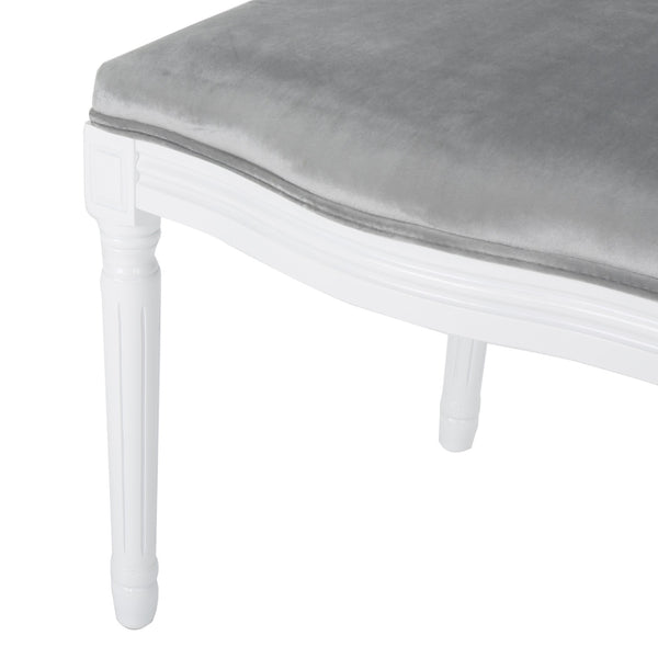 English Elm Christopher Knight Home® - Kd Dining Chair Set Of 2 - Elegant Upholstered Velvet With Iconic Round Backrest, Fluted Legs 60352.00NVLTHGRY