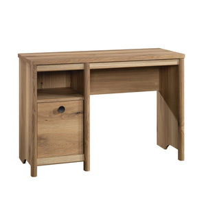 English Elm Desk, Compact Brown Finish With Discreet Storage – Perfect For Home Offices And Small Spaces! B356P402577