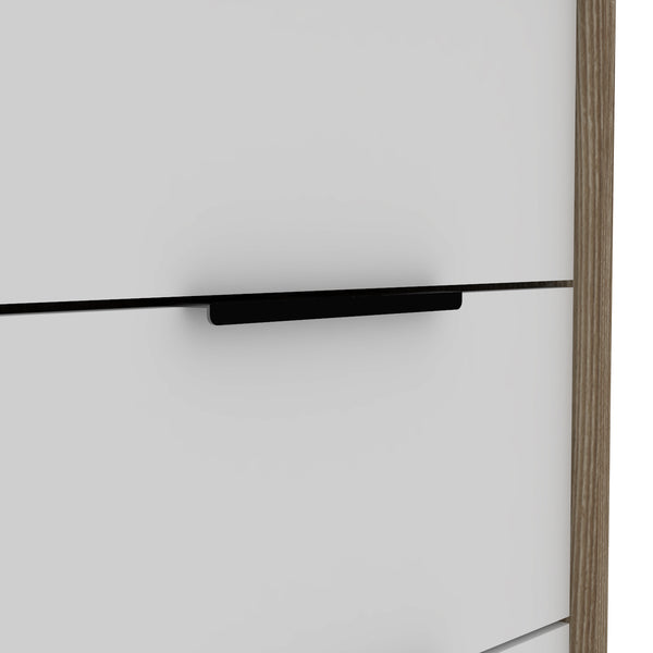 English Elm Marion Multicolor Slide And Pull Dresser - Compact Stylish Storage Solution With Four Drawers B128S00103