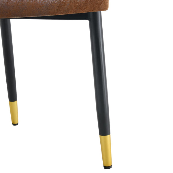 English Elm Table and Chair Set 42 Inch Round Wood Grain Top with Glass Inlay Modern Dining W1151S04491