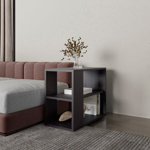 English Elm Zenda Black Sideboard with Wheels – Engineered Wood Storage Cabinet, Modern Durable Multi-Compartment Organizer B092P286123