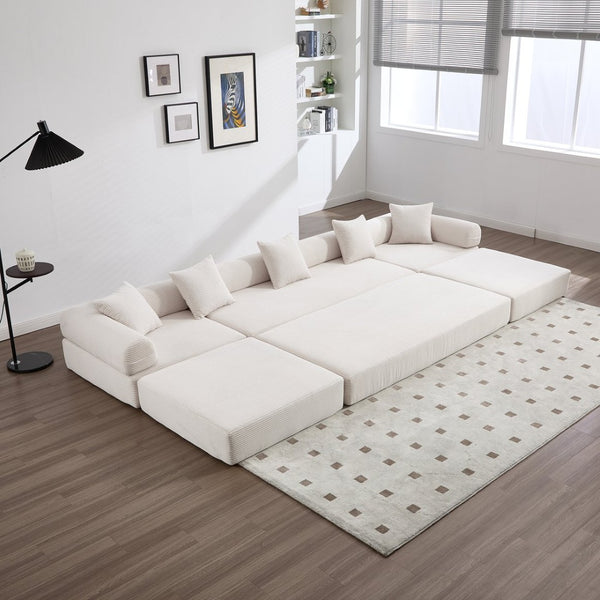 English Elm United We Win Convertible Sofa Bed – Soft Corduroy, Memory Foam Comfort For Dorms & Guest Rooms W1568S00254-GIGA