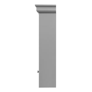English Elm 30'' Wall Mount Bathroom Cabinet with Mirror Soft Close Door and Adjustable Shelf Gray N710P209425E