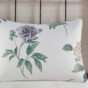 English Elm 7 Piece Printed Seersucker Comforter Set With Cozy Throw Blanket In Taupe/Blush For King Beds B035P266670