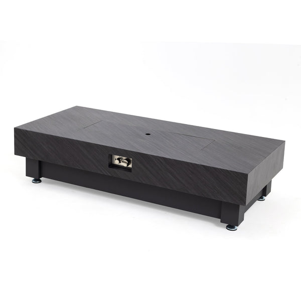 English Elm 60-INCH Modern Fire Pit Table with Stainless Steel Burner, Rain Cover, Propane Heater for Patio Gatherings Black,Stone Gray W3131P333709