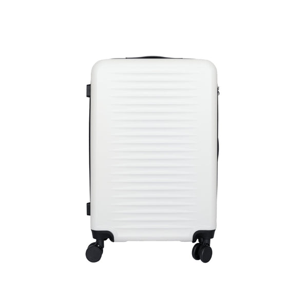 English Elm 2025 Hardshell Abs Luggage Set with Spinner Wheels and Built-in Lock for Secure Travel White W2710P459013