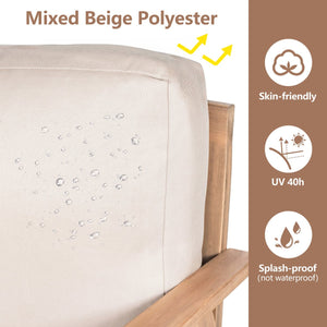 English Elm Christopher Knight Home® - Outdoor 4-Piece Acacia Wood Sectional Sofa Set With Durable Rope Accents And Water-Repellent Cushions N757S438679B