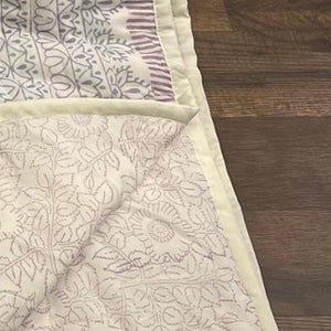 108 Inch Floral Cotton Comforter Oversized Botanical Luxurious Bedroom Bedding Statement