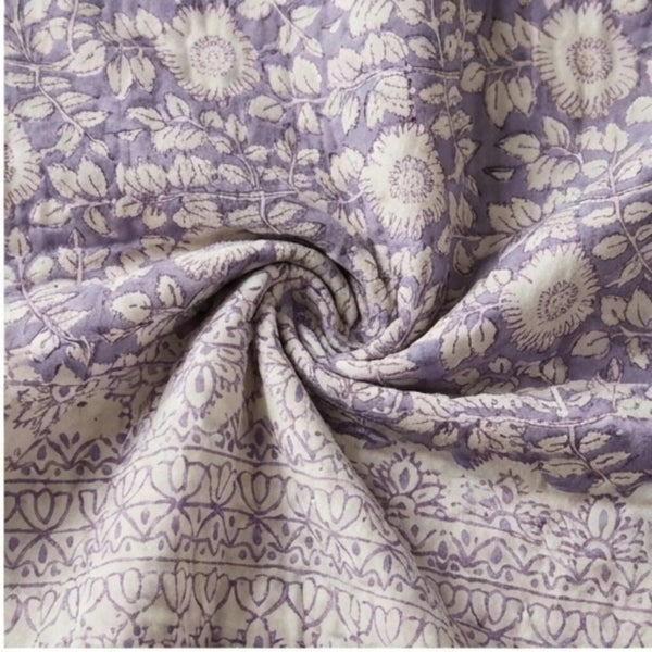 108 Inch Floral Cotton Comforter Oversized Botanical Luxurious Bedroom Bedding Statement