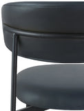 Lupita Black Vegan Leather Dining Chair 760Black-C Meridian Furniture