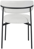 Lupita White Vegan Leather Dining Chair 760White-C Meridian Furniture