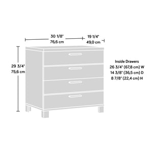 English Elm Lateral File Cabinet In Warm Brown Finish – Stylish Storage Solution For Home Or Office Spaces B356P367913