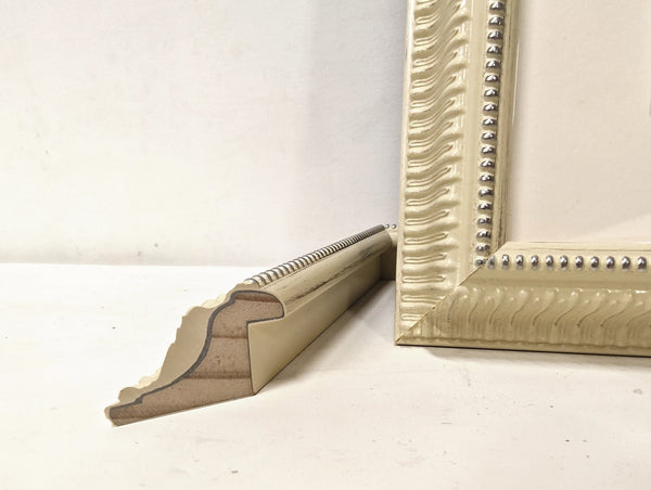 English Elm 18x24 Solid Wood Picture Frame with Replaceable Canvas, Acrylic Glass, Sturdy Backboard for Elegant Wall Decor White T3976P383243