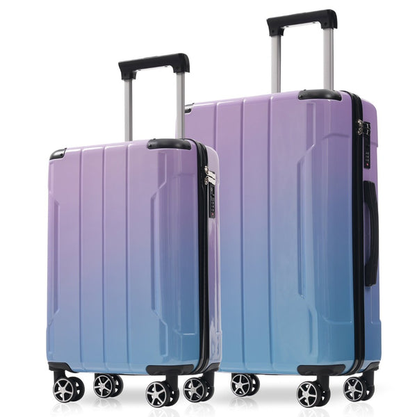 English Elm Luggage 3 Piece Polycarbonate Hardshell Set with Tsa Lock and Spinner Wheels for Travel N730P298383M