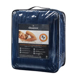 Beautyrest Electric Micro Fleece Casual Heated Blanket BR54-3258 Navy