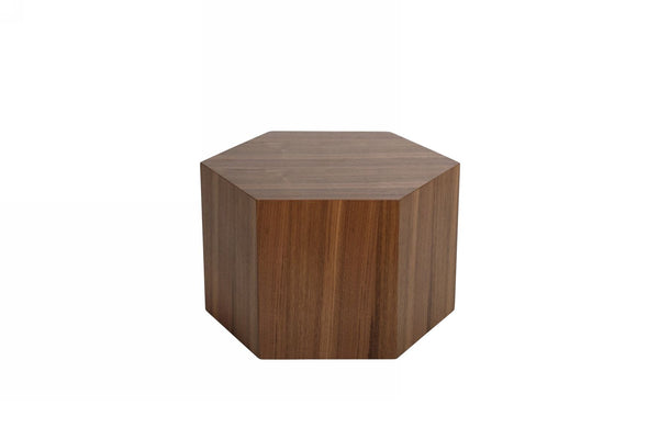 VIG Furniture Modrest Newmont - Modern Small Walnut End Table  VGBB-MND-CT23-WAL