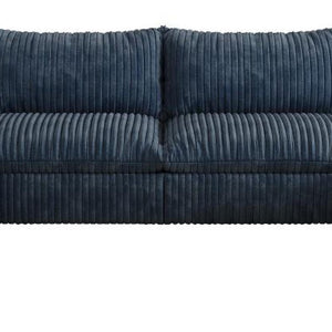 158 Inch Corduroy Sectional Living Room Sofa Set with Ottoman Accent Pillows