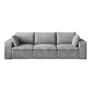 I Need to Create a Common Title for a 102-inch Corduroy Modular Sofa with Toss Pillows.