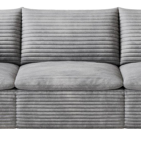 I Need to Create a Common Title for a 102-inch Corduroy Modular Sofa with Toss Pillows.