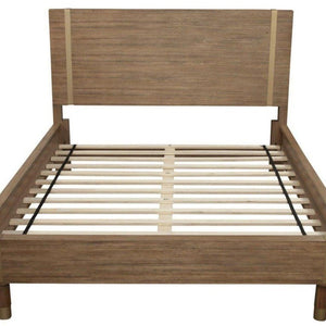 Solid Wood Full Platform Bed Frame for Timeless Modern Bedroom Style and Sturdy Foundation