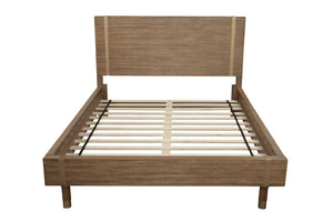Solid Wood Full Platform Bed Frame for Timeless Modern Bedroom Style and Sturdy Foundation