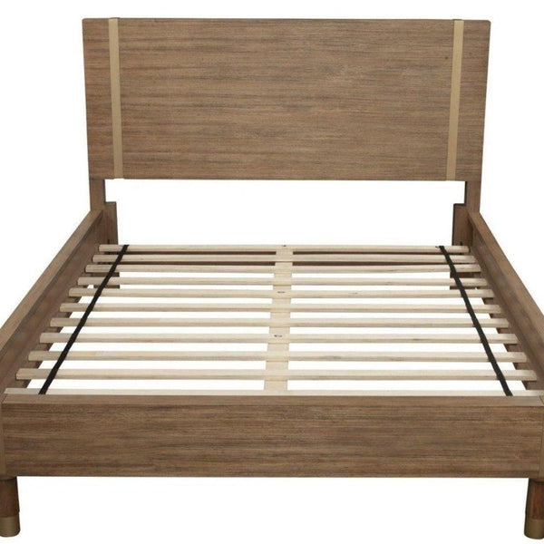 Solid Wood Full Platform Bed Frame for Timeless Modern Bedroom Style and Sturdy Foundation
