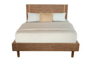 Solid Wood Full Platform Bed Frame for Timeless Modern Bedroom Style and Sturdy Foundation