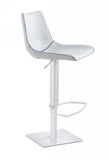 VIG Furniture Modrest Manning - Modern White Bar Stool  VGHR5362GB