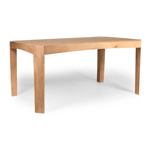 79 Inch Solid Wood Dining Table Seats 6 for Farmhouse and Modern Elegant Rooms