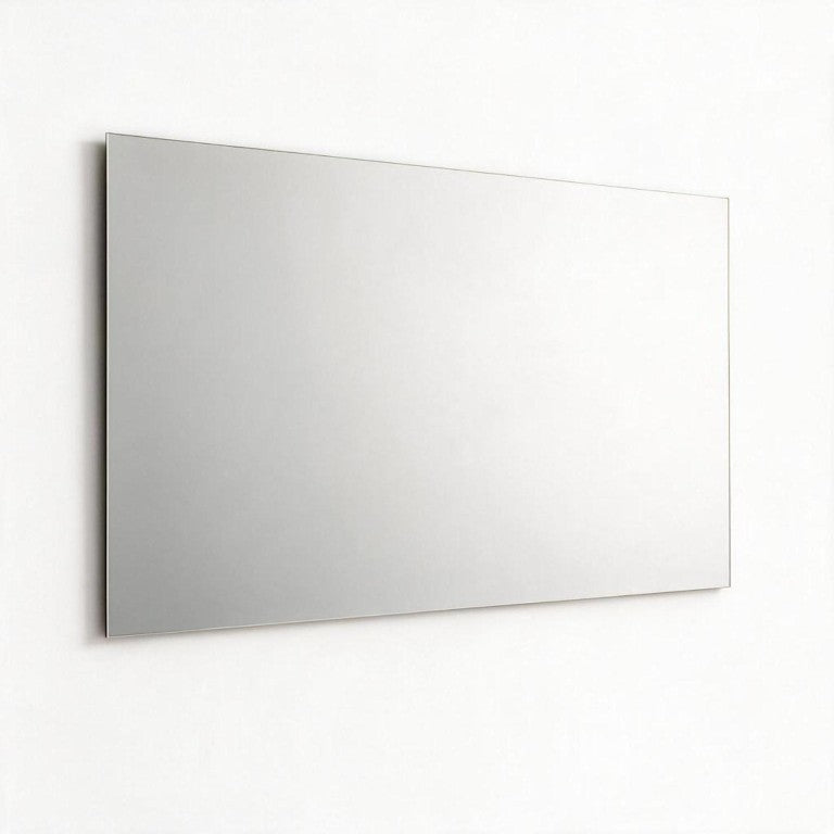 HomeRoots 36 Inch Frameless Full Length Wall Mirror Sleek Borderless Design for Modern Bedroom 762923