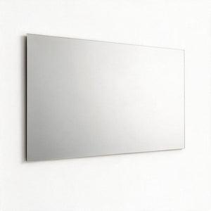 36 Inch Frameless Full Length Wall Mirror Sleek Borderless Design for Modern Bedroom