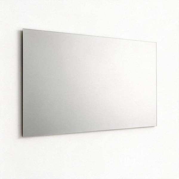 36 Inch Frameless Full Length Wall Mirror Sleek Borderless Design for Modern Bedroom